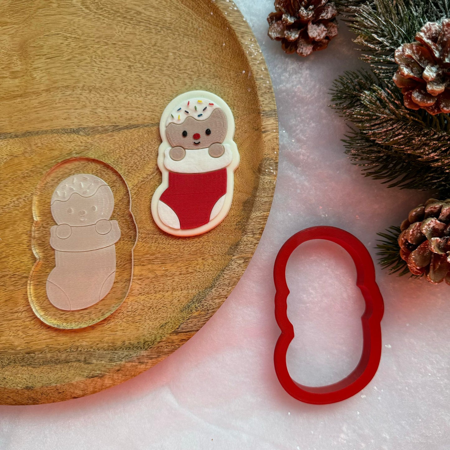 #075 - Gingerbread Sock