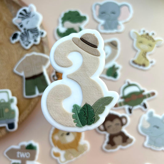 #35 - Chiffre 3 Safari