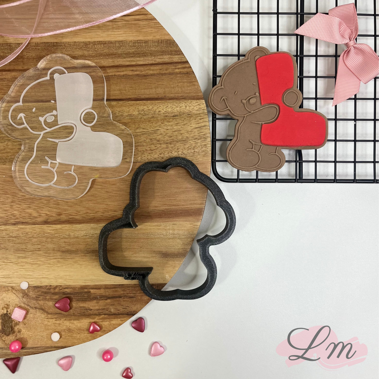 #027 - Set of 4 LOVE Bear