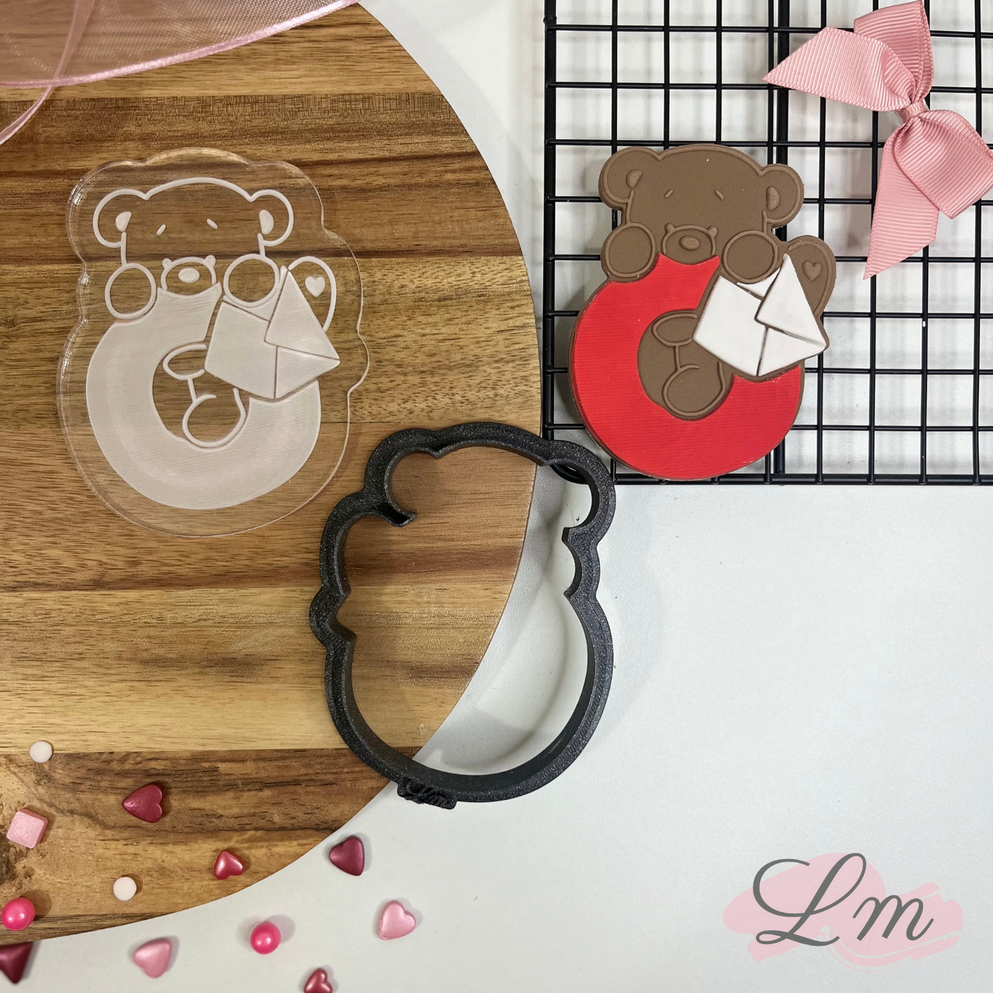 #027 - Set of 4 LOVE Bear