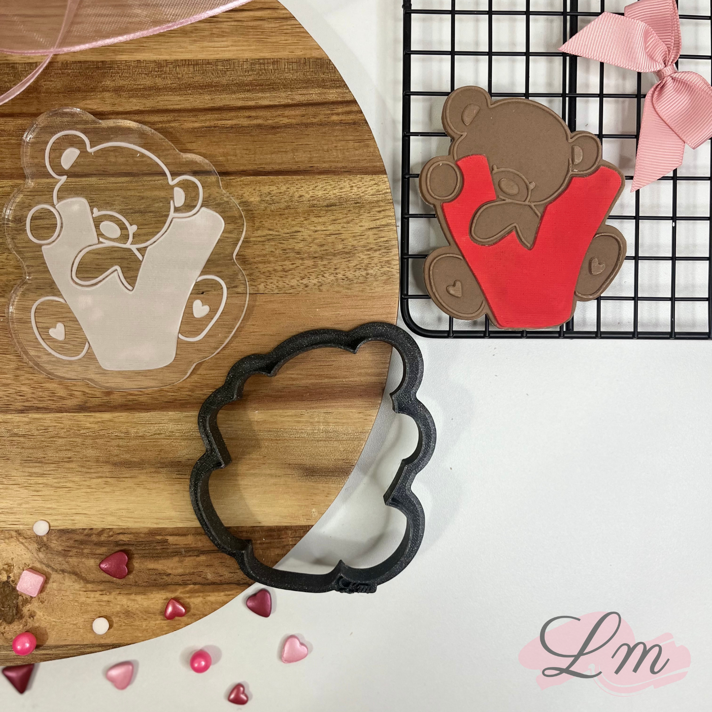 #027 - Set of 4 LOVE Bear