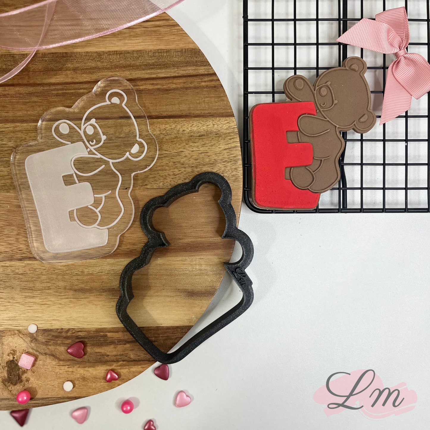 #027 - Set of 4 LOVE Bear
