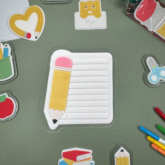 #18 - Crayon with Notebook