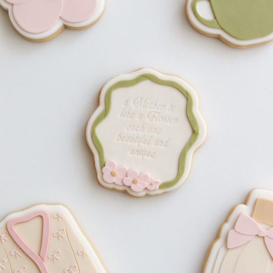 #029 - Floral Ribbon Frame