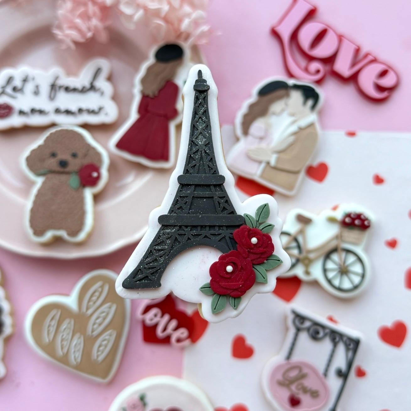 #091 - Tour eiffel avec fleurs
