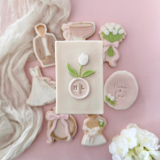 #80 - Carte invitation Tulipe