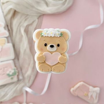 #071 - Ourson avec coeur - MINI