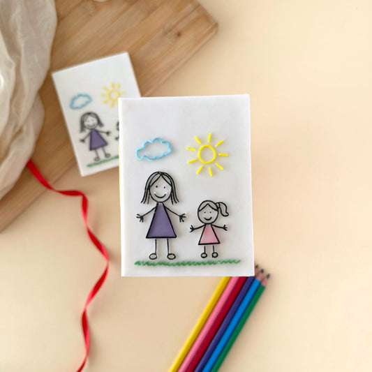 #76 - Tableau avec petite fille - L