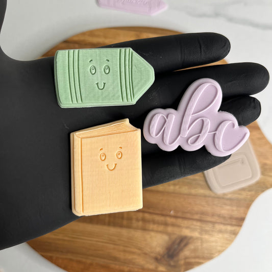 #12 - Set of 3 Mini 3D Stamp